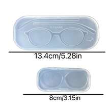 眼镜吊坠树脂浇铸模具、硅胶模具配件、树脂液体模具、树脂钥匙扣硅胶模具、树脂模具 - 矽膠 - 查看 7