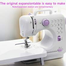 Senmeo Mini Sewing Machine - Portable With Extension Table & Sewing Kit For Beginners - Xem 2