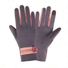 Winter Gloves Female Winter Warmth And Thickening Cute Student Cold-Proof Riding Touch Screen Suede Gloves - Multicolor - View 11