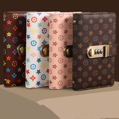 2025 New Password Cash Storage Notebook, Large Capacity Cash Collection Bag, Financial Protection Case