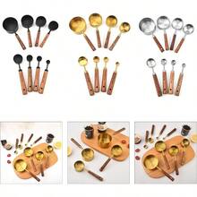 8 Piezas Pequeña Cucharada De Aceros Inoxidables Que Miden Coffee Scoops Cucharara Metal Cocina Para Tés Scoops Azúcar Herramienta Cocina - Plateado - Ver 2