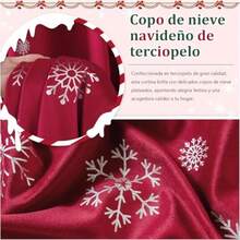 MOWE Cortinas Navideñas para Sala y Recamara : Cortinas Blackout con Aislamiento Térmico para Navidad con Ojales en Parte Superior para Decoraciones Navideñas Rojas 132An x 214Al cm 2 Paneles - copodeneír - Ver 3