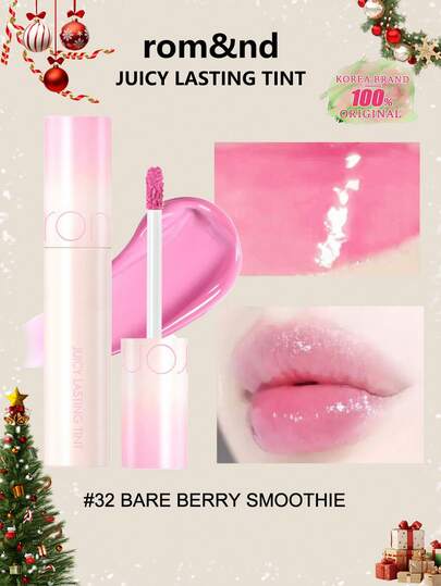 Rom&nd Romand Uzun Süre Kalıcı Nemlendirici Dudak Parlatıcısı, No.32 Nude Berry Aromalı, 5.5g/0.2oz, Romand Likit Dudak Parlatıcısı, Nemlendirici Parlak Makyaj Etkisi, Kore Dudak Parlatıcısı, Uzun Süre Kalıcı Renk, MLBB (Dudaklarım Ama Daha İyi), Nemlendirici, Yüksek Renk Verimi, Doğal Şeffaf Makyaj Yaratır, Günlük Dudak Parlatıcısı, Kore Kozmetiği, Hediye Seti