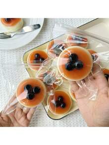 1/2 Strawberry Blueberry Cream Squeezy Cake Toy, Stress Relief Toy, Perfect Gift For Holidays, Birthdays, Christmas And Parties - Multicolor - View 4