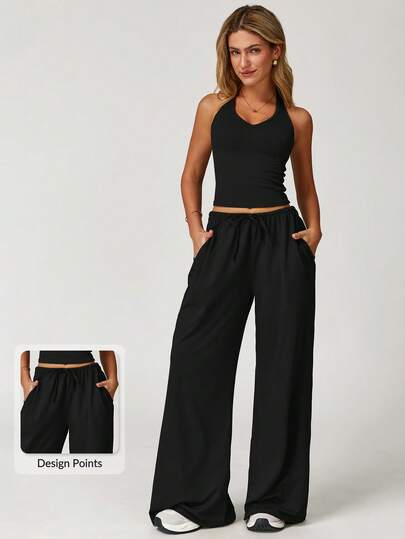 MASKERT 女士运动裤、瑜伽裤、休闲裤、健身服、运动服、跑步裤、休闲运动服、家居服、舒适亲肤紧身裤