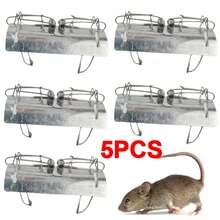 Pack Of 5 Tunnel Mole Trap Quick Kill Control Repellent Mole Traps - Silver - View 1
