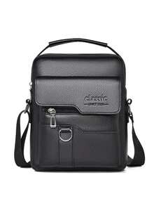 1个男士单肩斜挎包，新款PU皮革斜挎包，复古PU皮革竖款便携手提包，商务单肩包，情人节礼物，送给丈夫/男友的圣诞礼物，秋季复古包包，单肩包，迷你包，小包，办公包，斜挎包，侧包，学生必备新生活单品，时尚男士包包，男士小包，复古包，男士单肩包，男士收纳包，情人节礼物 - 彩色 - 查看 20