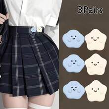 1/2/3/4 Pairs Cute Cloud Waist Cincher, Women Waist Trainer, Adjustable Waist Cincher, No Drill Detachable Waist Buckle, Waist Adjuster - Multicolor - View 16