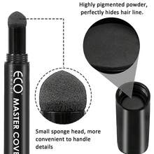 2pcs Hair Regrowth Powder Stick, Instantly Cover Roots (Black), Waterproof Root Concealer, Suitable For Sparse Roots, Long-Lasting Quick Coverage, Unisex Hair Powder Stick - Black - View 3