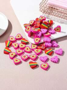 100 cục tẩy mini ngày Valentine - Nhiều hình trái tim hoạt hình nhỏ, cục tẩy hình trái tim dễ thương số lượng lớn dùng cho bàn học, tẩy bút chì ngày Valentine, quà tặng tình yêu, phần thưởng, giải thưởng, tuyệt vời cho quà tặng lớp học, phần thưởng và quà tặng tiệc tùng, vật phẩm khuyến khích trong lớp học, cục tẩy bền. - Nhiều màu - Xem 7