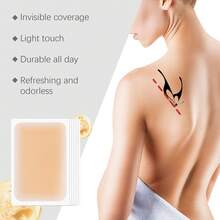 6片装隐形遮瑕贴 - 防水透气，有效遮盖纹身和瑕疵，与肌肤完美融合，打造无痕妆容 - 彩色 - 查看 7