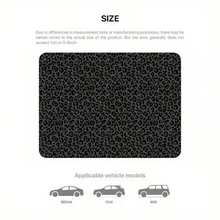 1pc Black Leopard Print Universal Car Trunk Mat - Breathable All-Season Polyester Cargo Liner - Fits 95% Of Sedans, SUVs And Trucks, Suitable For All Weather Conditions - All-Weather Use, For Car Decor | Auto Accessories | Car Supplies - Fun Design, Protects Cargo Safely, Enhances Car Interior Aesthetics, Perfect Gift For Halloween | Christmas | Thanksgiving - Leopard Print - View 6
