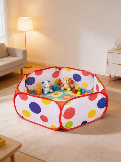 1pc Quickly Expandable Children's Ball Pit Toy, Kids Playpen Climbing Mat, Polyester Ocean Ball Pit (Balls Not Included), Indoor/Outdoor Portable Foldable Ball Pit Toy, Baby Play Area, Beach Toy, Suitable For Boys And Girls, Children's Birthday Or Holiday Gift, Ideal Present