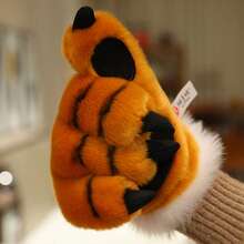 创意柔软的老虎、棕熊和熊猫毛绒玩具、爪子手套、派对玩偶、亲子互动玩具、儿童安抚玩偶和陪伴玩偶、情人节送给男女朋友的礼物。 - 彩色 - 查看 6