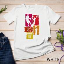 Basketball Player S S T Shirt - 白色 - 查看 1