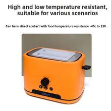 1pc Silicone Toaster Dust Cover, Soft Protective Toaster Oven Cover, Universal Toaster Oven Top Lid