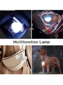 1 Stück USB aufladbare Herz-förmige Geldbörsen-Leuchte, Handtaschenleuchte, Rucksack-Sicherheitsleuchte, Berührungssensor mit automatischer Abschaltung, geeignet für Geldbörsen, Handtaschen, Tragetaschen, Strandtaschen, tolles Geschenk zum Geburtstag, Valentinstag - Verschiedenfarbig - Übersicht 10