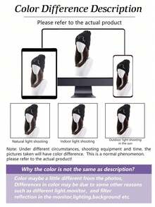 18 Inch Synthetic Wig, Fashionable Teddy Bear Braided Headband, Suitable For Everyday Wear In Autumn/Winter - Multicolor - View 10