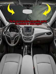 210T Foldable Car Windshield Sun Shade, Keeps Vehicle Cool