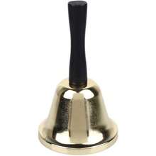 Echi Handglocke aus Metall vergoldet - Dorado - Ver 1