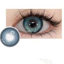 3D Contact Lens Touch Control Box Set, Tweezers Disassembly Tool, Portable Travel Accessories, Suitable For Daily Outdoor Use, Holiday Gifts, Halloween Role-Playing Special, Costume Party Equipment. - Màu xanh bụi bặm - Xem 4