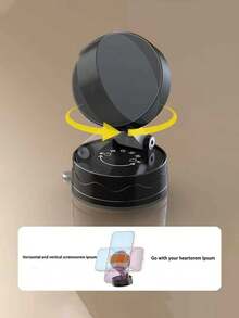 Car Magnetic Phone Holder, Dashboard Navigation Holder, Strong Magnetic Adhesion, Stable And Won't Fall Off, Universal For Folding And Floating Screens. - A - View 10