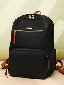 Waterproof Large Capacity Backpack, Fashionable & Versatile - Black - View 3