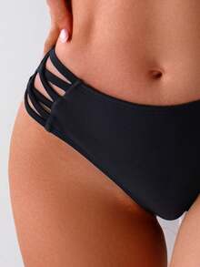 Women's Bikini Bottoms – Stretch Swim Skirt, Shorts & Brief Styles For Pool & Beach Wear - QW-YR020 - 查看 4