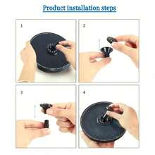 1pc Solar Powered Bird Bath Fountain Pump, Outdoor Waterproof Lotus Fountain Pump With 6 Nozzles, Suitable For Bird Bath, Garden Pond, Yard Pool, All-In-One Bird Feeder & Waterer, Natural Garden And Outdoor Decor, Garden Lighting LED - Nhiều màu - Xem 7
