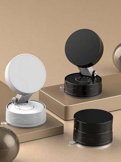 1个强力金属磁性手机支架 - 吸盘稳固，家居收纳必备，时尚手机支架，优质吸盘配件，适用于家庭、汽车、厨房、浴室等场所