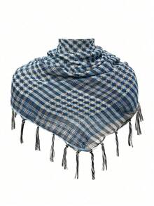 1pc Lightweight Tactical Desert Arab Shemagh Scarf, Outdoor Camping Bandana - Multicolor - View 10