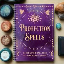 [Magick Handbook] Spiritual Growth Book With Ritual Oil Recipe And Spellbook | Magick Handbook For Witch And Pagan Practices, Clearing Negative Energies Using Pinecones, Crystals - 112-Page English Coil Book - A - View 6