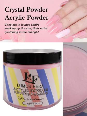 4oz/112ml Acrylic Nail Powder, Odorless, Bubble-Free, No UV Lamp Needed, Long-Lasting Colored Acrylic Nail Powder For Acrylic Nail Extension And Carving