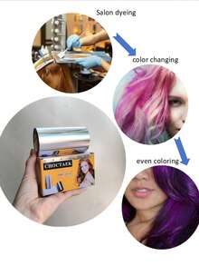 Aluminum Foil Paper Hair Coloring Tool, Suitable For Salon - Multicolor - View 4