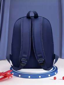 1pc Cute Cartoon Paw Patrol Mini Backpack, Includes Rubble, Chase And Skye Patterns, Adjustable Shoulder Strap, Lightweight Cartoon Backpack, Suitable For Back To School Season - Multicolor - View 3