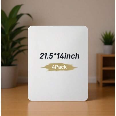 Tablero de póster pequeño de triple pliegue 54.61 x 35.56 cm con cintas de doble cara y cartón cartón corrugado para proyectos escolares feria científica negocios