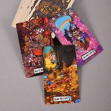 Bộ bài Tarot Cat Star Tales chính hãng, kích thước 7*12CM, chủ đề mèo, gồm 78 lá bài, được làm từ giấy lõi đen Đức 310g, phủ hai mặt bóng ngọc trai, bộ bài Tarot cao cấp dành cho người mới bắt đầu, Tarot Cat Star Tales, bộ sưu tập bài Tarot, bộ bài sưu tập. - Nhiều màu - Xem 11