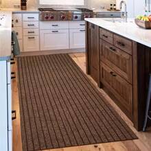 Striped Doormat Rug, Kitchen Mat, Non-Slip Waterproof, Easy To Clean, Customizable Size - Multicolor - View 30