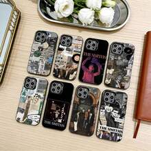 Funda de teléfono Rock-The-S-Smiths para iPhone17,16,15,14,13,12,11 Plus, Pro Max, funda de teléfono negra y plateada - z7 - Ver 1