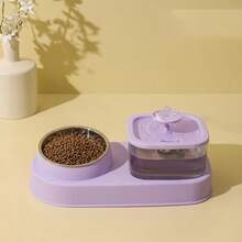 Ceramic Dog/Cat Food & Water Bowl, Slanted Neck-Protecting Pet Feeding Bowl, Pet Supplies - 300ml - View 15