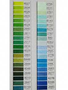 Paquete De 120 Hilos Para Bordado Colores A Elegir. - Blanco y Negro - Ver 4