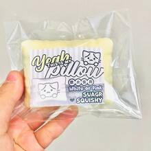 1pc 2026 New Dual-Color Cat Squeeze Pillow, Slow Rebound Stress Relief Toy - Easter Gift, Perfect Gift, Birthday Gift, Valentine's Day Gift, Fun Gift, Great Gift