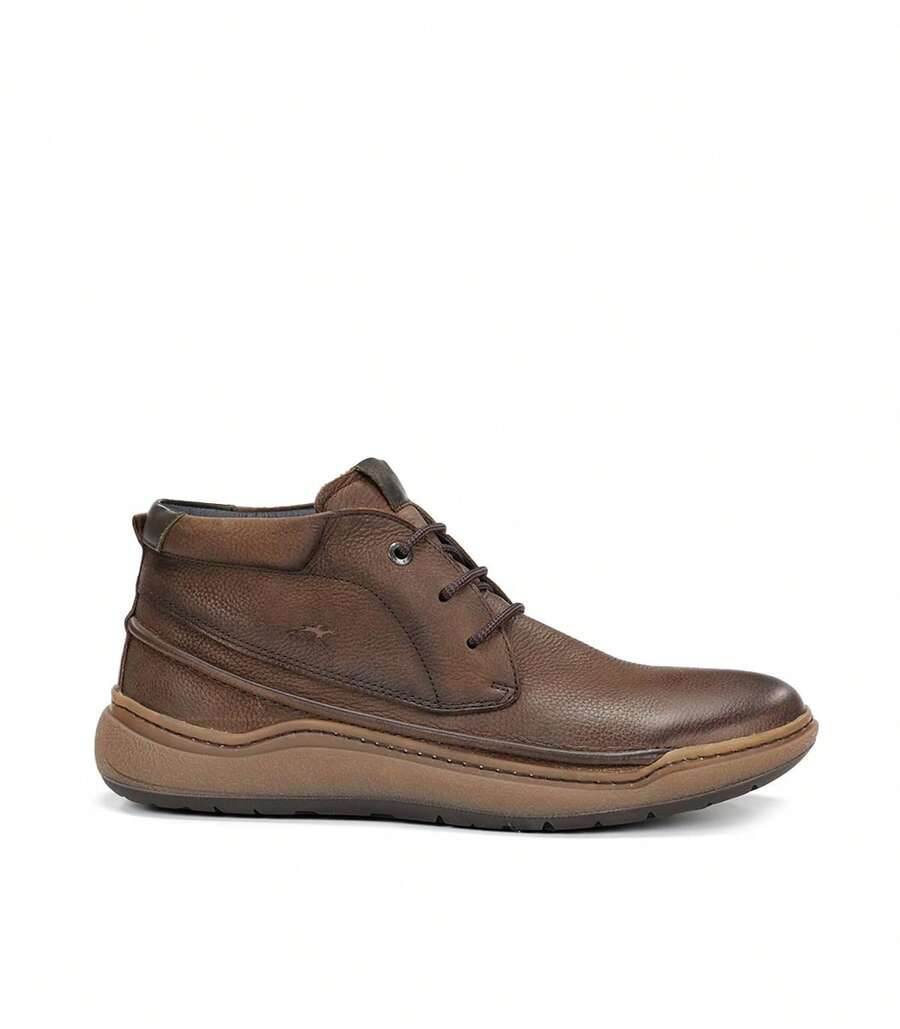 Men Wide Fit Boots - Brown - View 1