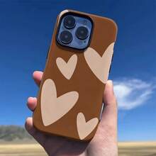 Una elegante funda para teléfono 2 en 1 con un diseño en forma de corazón, perfecta como opción de regalo para el Día de San Valentín. Robusto y duradero, con un diseño de doble capa anti-caída. Compatible con iPhone 17, 16, 15, 14, 13, 12, 11, 8, 7, X, XS, XR, Plus, Air, Pro y otros modelos. RD3O - Colores mixtos - Ver 7