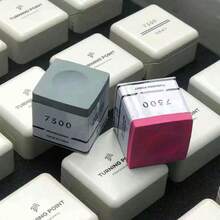 Gesso da biliardo professionale - Migliora la presa, adatto per biliardo 8-9 palle, snooker, durevole e infrangibile, confezionato singolarmente, disponibile nei colori rosa e grigio - Multicolore - Visualizzare 9