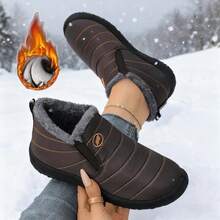 Men Snow Boots - ST888 - Dark Brown - View 2