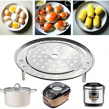 Steamer Rack, 68/19.5cm Inch Detachable 304 Stainless Steel Steaming And Cooling Rack Basket Holder Pressure Cooker Pot And Pan - Silver + 7.68 Inch - View 6