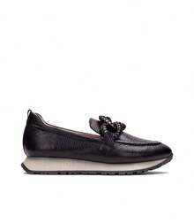 Women Loafers Shoes - Black - View 1