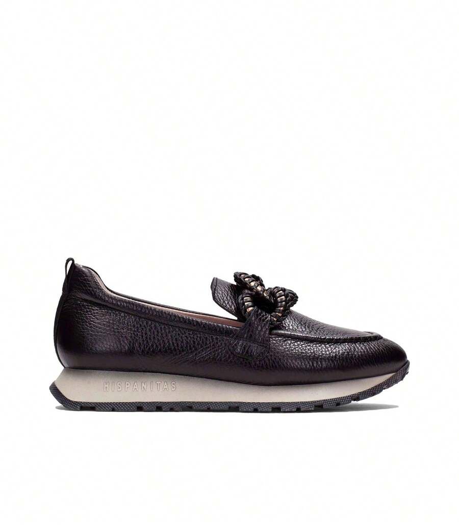 Women Loafers Shoes - Black - View 1
