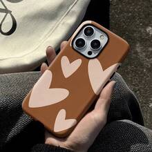 Una elegante funda para teléfono 2 en 1 con un diseño en forma de corazón, perfecta como opción de regalo para el Día de San Valentín. Robusto y duradero, con un diseño de doble capa anti-caída. Compatible con iPhone 17, 16, 15, 14, 13, 12, 11, 8, 7, X, XS, XR, Plus, Air, Pro y otros modelos. RD3O - Colores mixtos - Ver 4